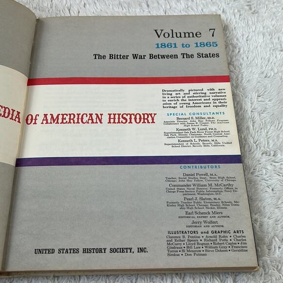 Vtg Pictorial Encyclopedia of American History 2 and 7 - 1861-1865 and 1734-1783 - Picture 11 of 16